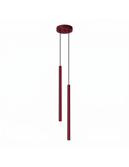 Lampa wisząca PASTELO 2 burgund