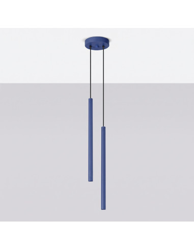 Lampa wisząca PASTELO 2 ultramaryna