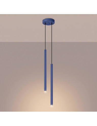 Lampa wisząca PASTELO 2 ultramaryna