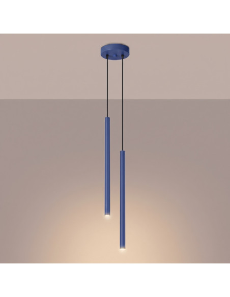 Lampa wisząca PASTELO 2 ultramaryna