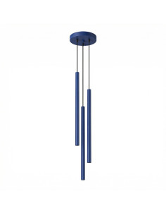 Lampa wisząca PASTELO 3P ultramaryna