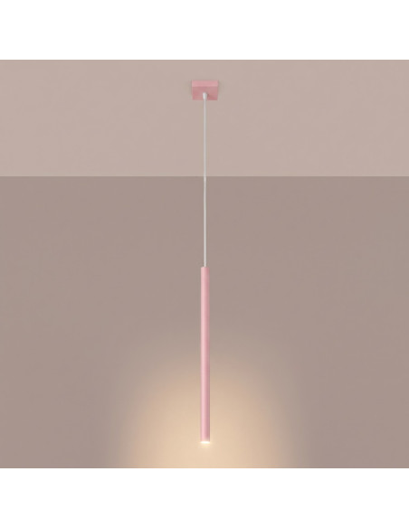 Lampa wisząca PASTELO 1 różowa