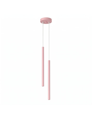 Lampa wisząca PASTELO 2 różowa