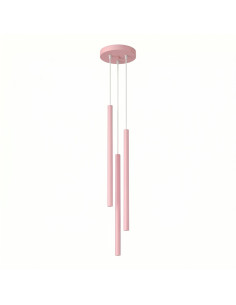 Lampa wisząca PASTELO 3P różowa