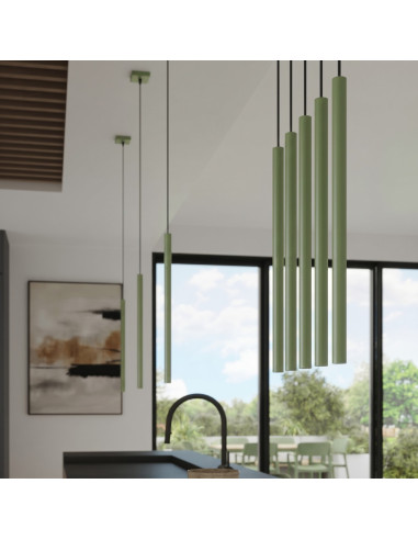 Lampa wisząca PASTELO 1 szałwiowa