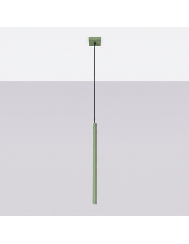 Lampa wisząca PASTELO 1 szałwiowa