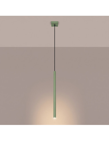 Lampa wisząca PASTELO 1 szałwiowa