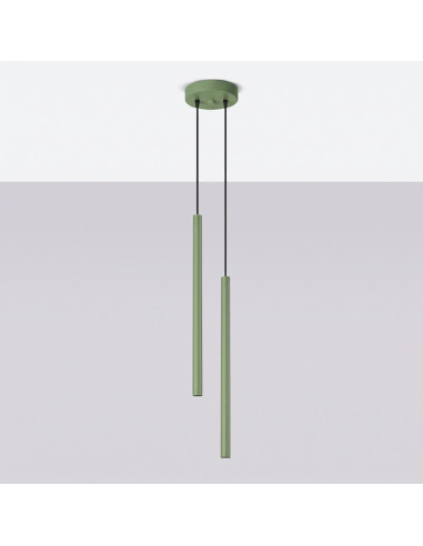 Lampa wisząca PASTELO 2 szałwiowa