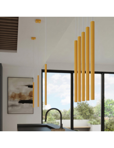 Lampa wisząca PASTELO 1 żółta