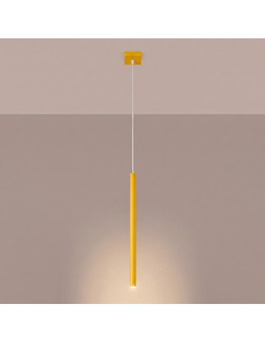 Lampa wisząca PASTELO 1 żółta