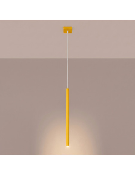 Lampa wisząca PASTELO 1 żółta