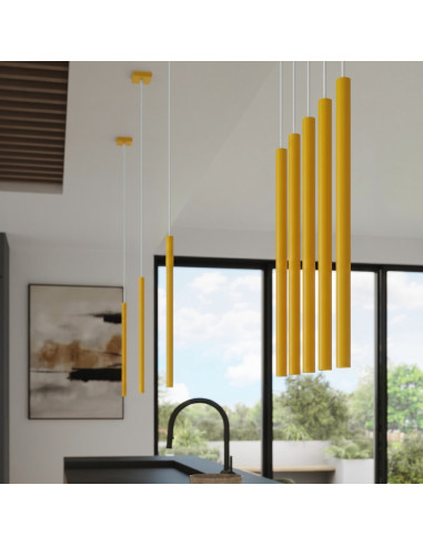 Lampa wisząca PASTELO 2 żółta