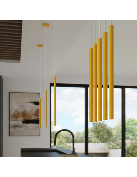 Lampa wisząca PASTELO 2 żółta