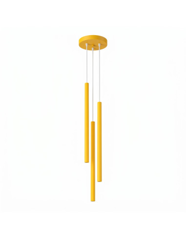 Lampa wisząca PASTELO 3P żółta