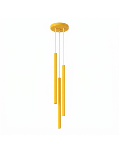 Lampa wisząca PASTELO 3P żółta