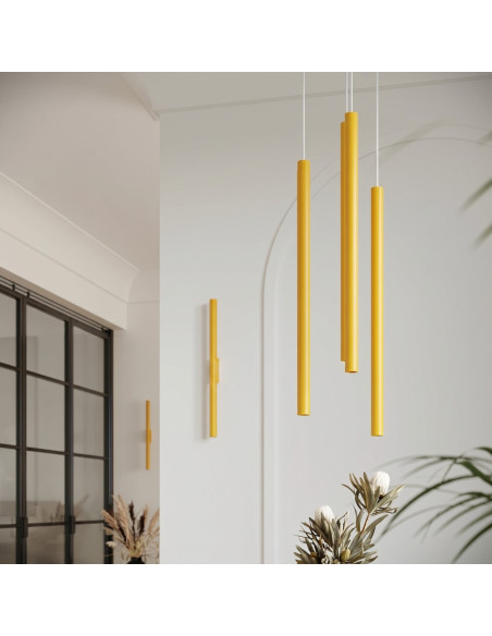 Lampa wisząca PASTELO 3P żółta