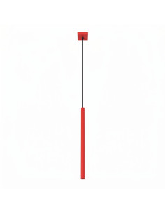 Lampa wisząca PASTELO 1 czerwona
