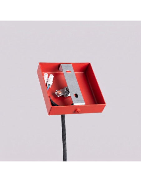 Lampa wisząca PASTELO 1 czerwona