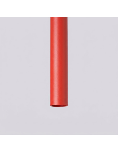 Lampa wisząca PASTELO 3P czerwona