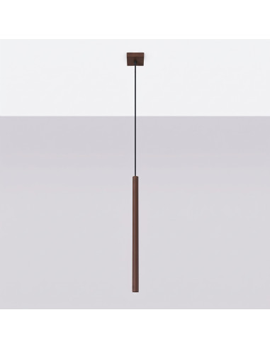 Lampa wisząca PASTELO 1 brązowa
