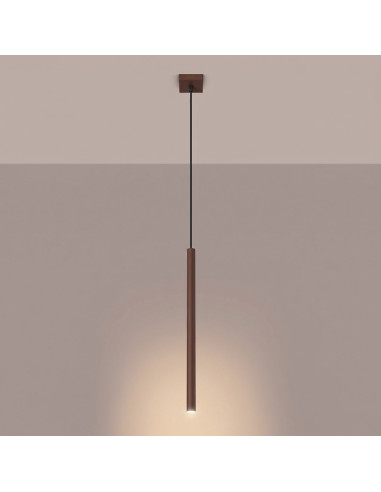 Lampa wisząca PASTELO 1 brązowa