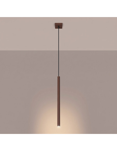 Lampa wisząca PASTELO 1 brązowa