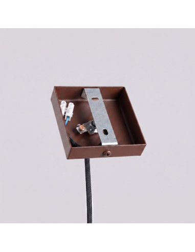 Lampa wisząca PASTELO 1 brązowa