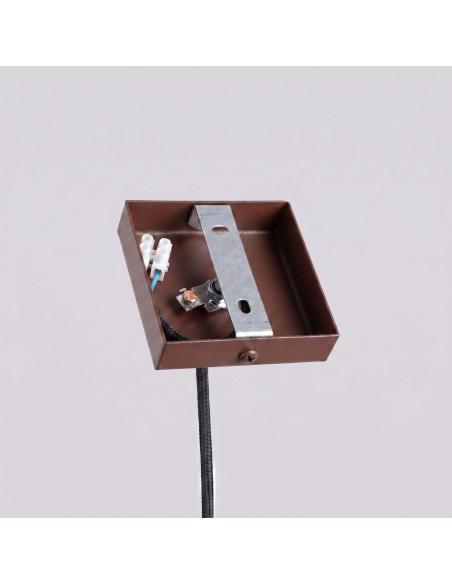 Lampa wisząca PASTELO 1 brązowa