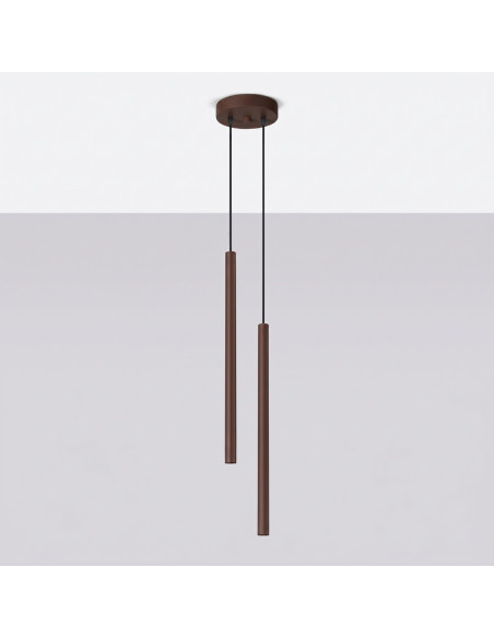 Lampa wisząca PASTELO 2 brązowa
