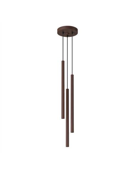 Lampa wisząca PASTELO 3P brązowa