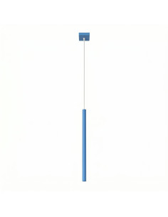 Lampa wisząca PASTELO 1 błękitna