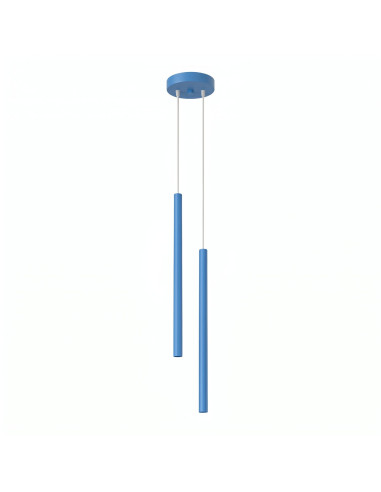 Lampa wisząca PASTELO 2 błękitna