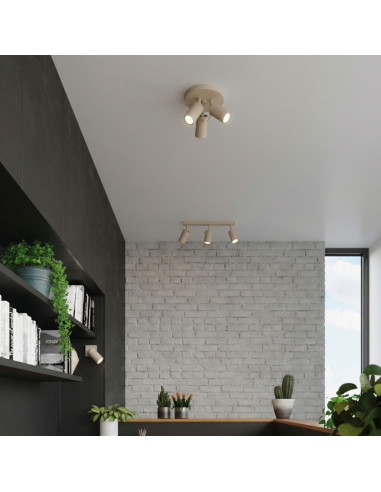 Plafon RING 3P taupe