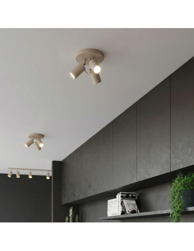Plafon RING 3P taupe