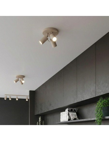 Plafon RING 3P taupe