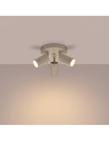 Plafon RING 3P taupe