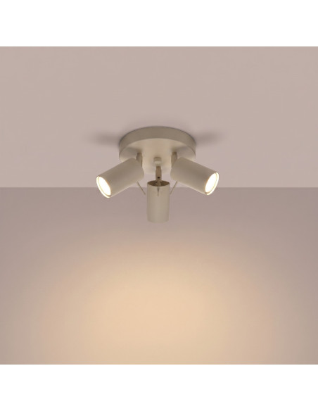 Plafon RING 3P taupe