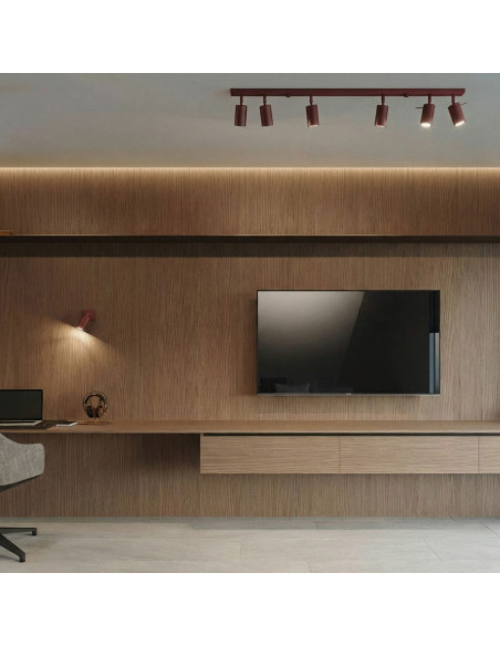 Plafon RING 3L burgund