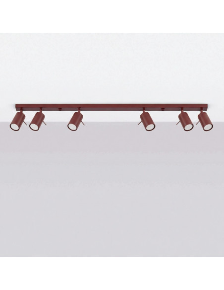 Plafon RING 6L burgund