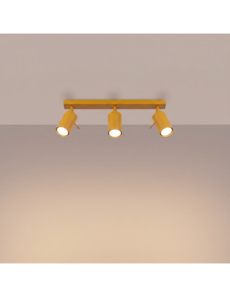 Plafon RING 3L żółty