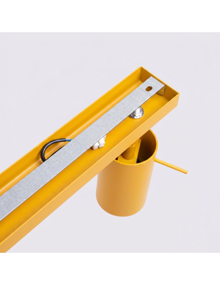Plafon RING 3L żółty