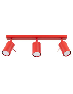 Plafon RING 3L czerwony