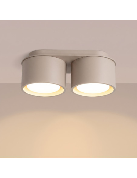 Plafon MODO 2 taupe Gx53