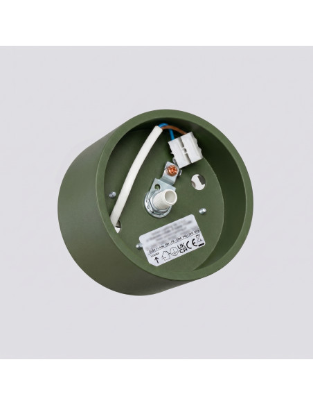 Plafon MODO 1 zielona oliwka Gx53