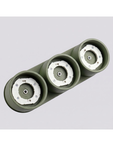 Plafon MODO 3 zielona oliwka Gx53