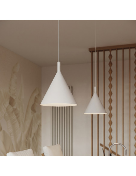 Lampa wisząca NOX 25 biała