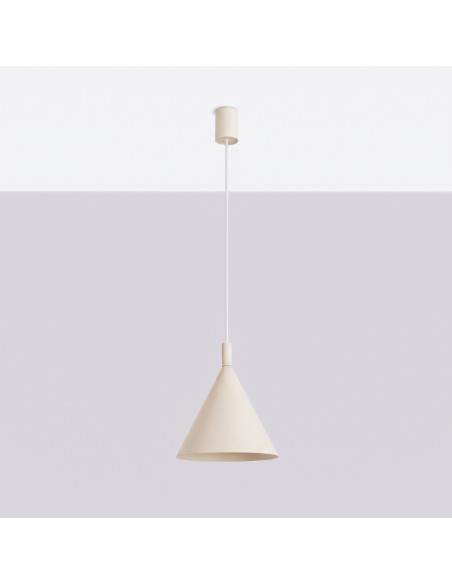Lampa wisząca NOX 25 beżowa