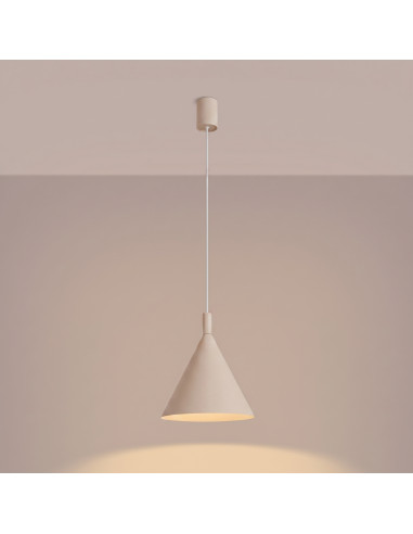 Lampa wisząca NOX 25 beżowa