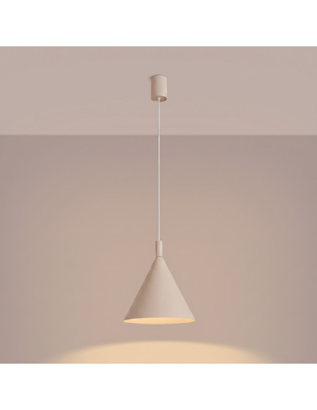 Lampa wisząca NOX 25 beżowa