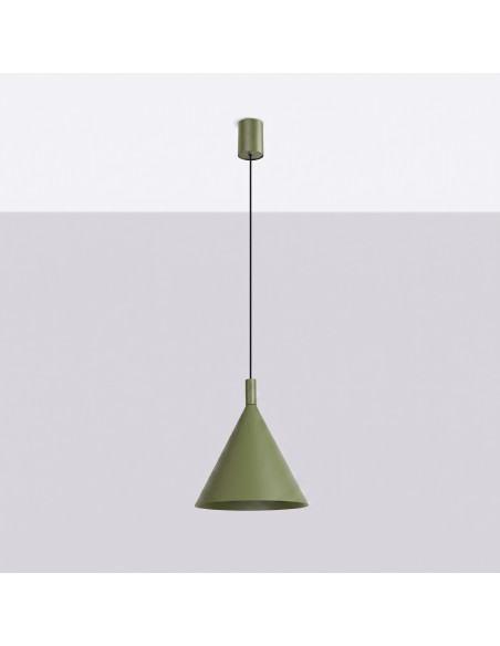 Lampa wisząca NOX 25 zielona oliwka